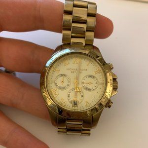 Gold Michael Kors Analog Watch